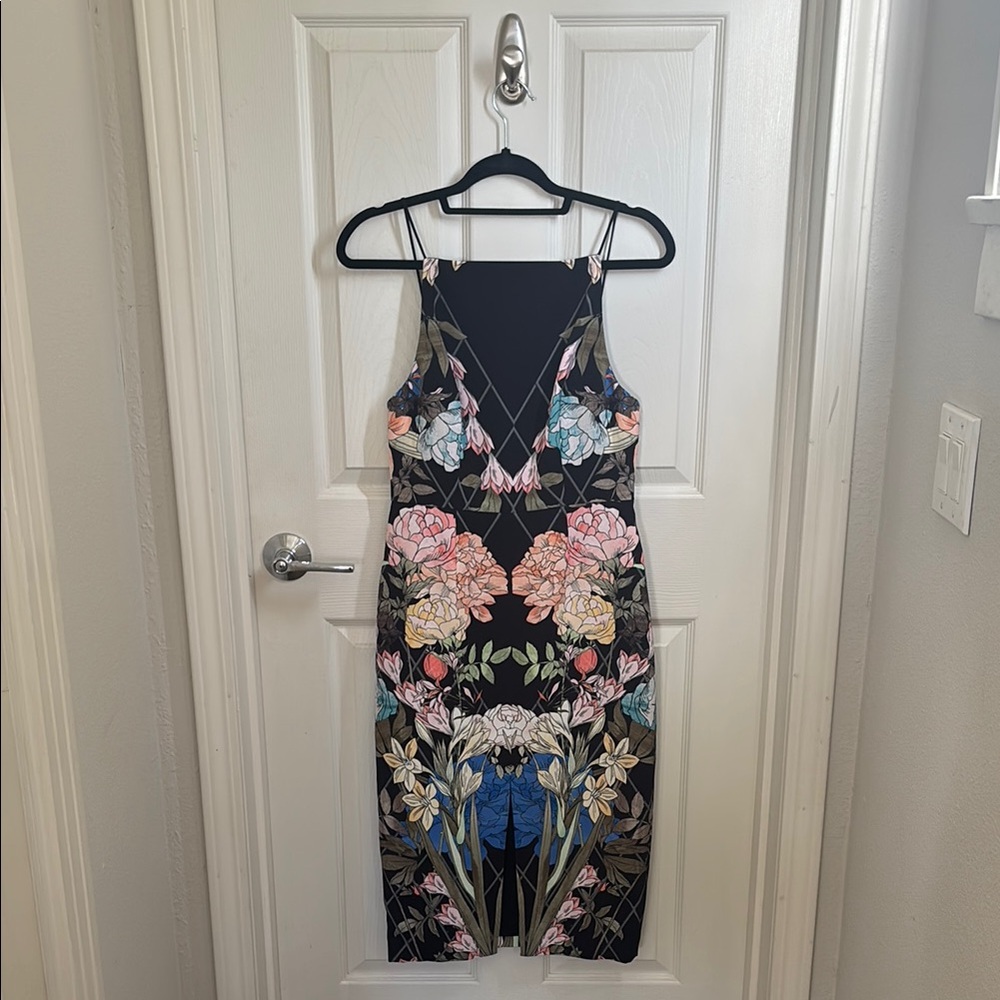 Floral midi dress